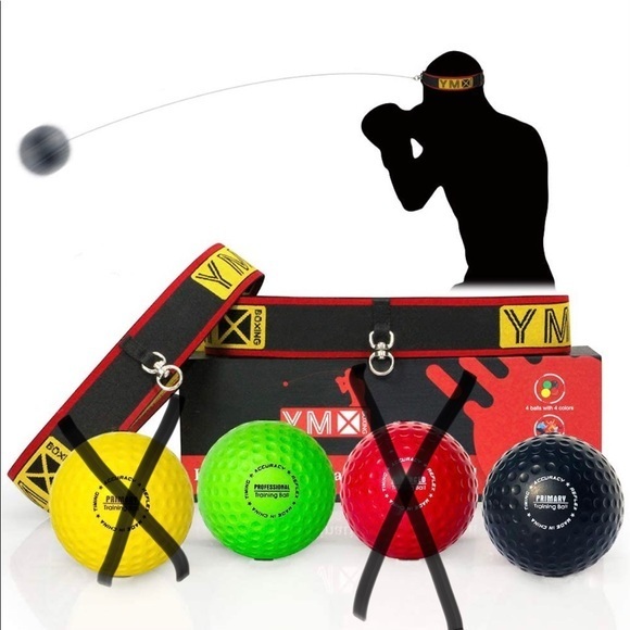 YMX BOXING 2 Reflex Ball - 2 Adjustable Headband Training Set